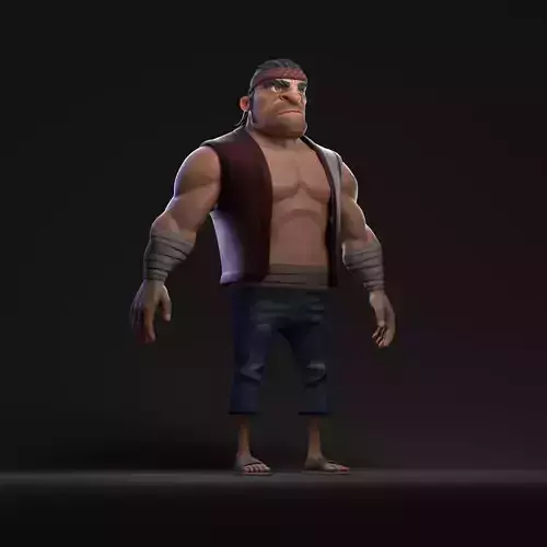 Street Fighter stylized