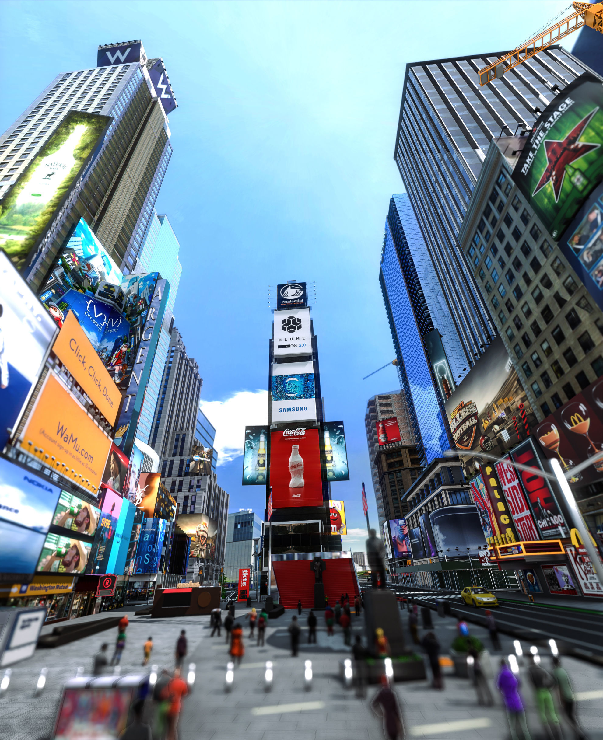 TIMES SQUARE - BROADWAY 3D model_6