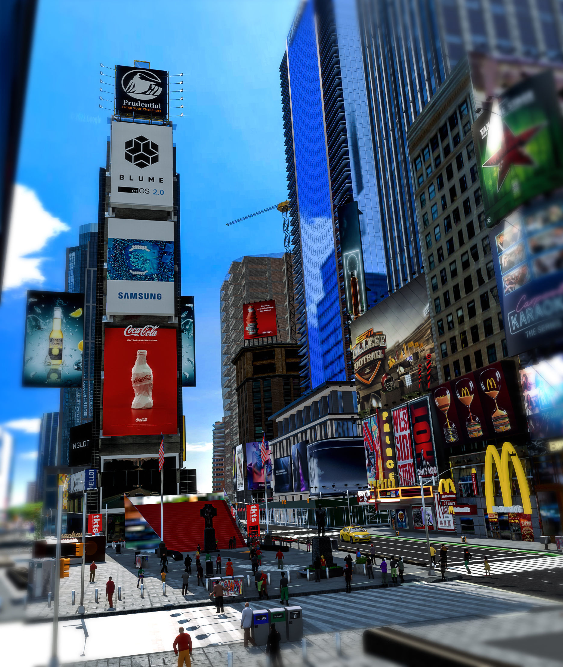 TIMES SQUARE - BROADWAY 3D model_3