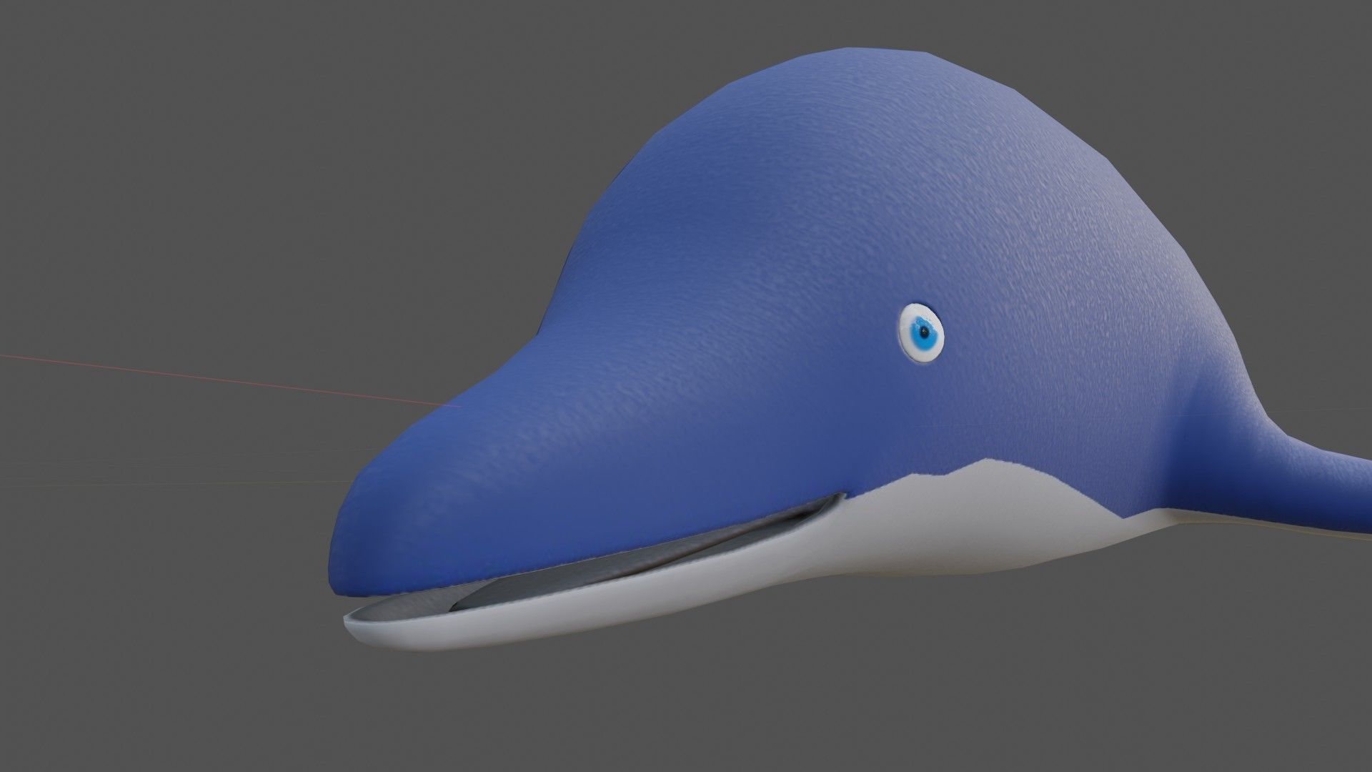 Cartoon Dolphin 3D model_7