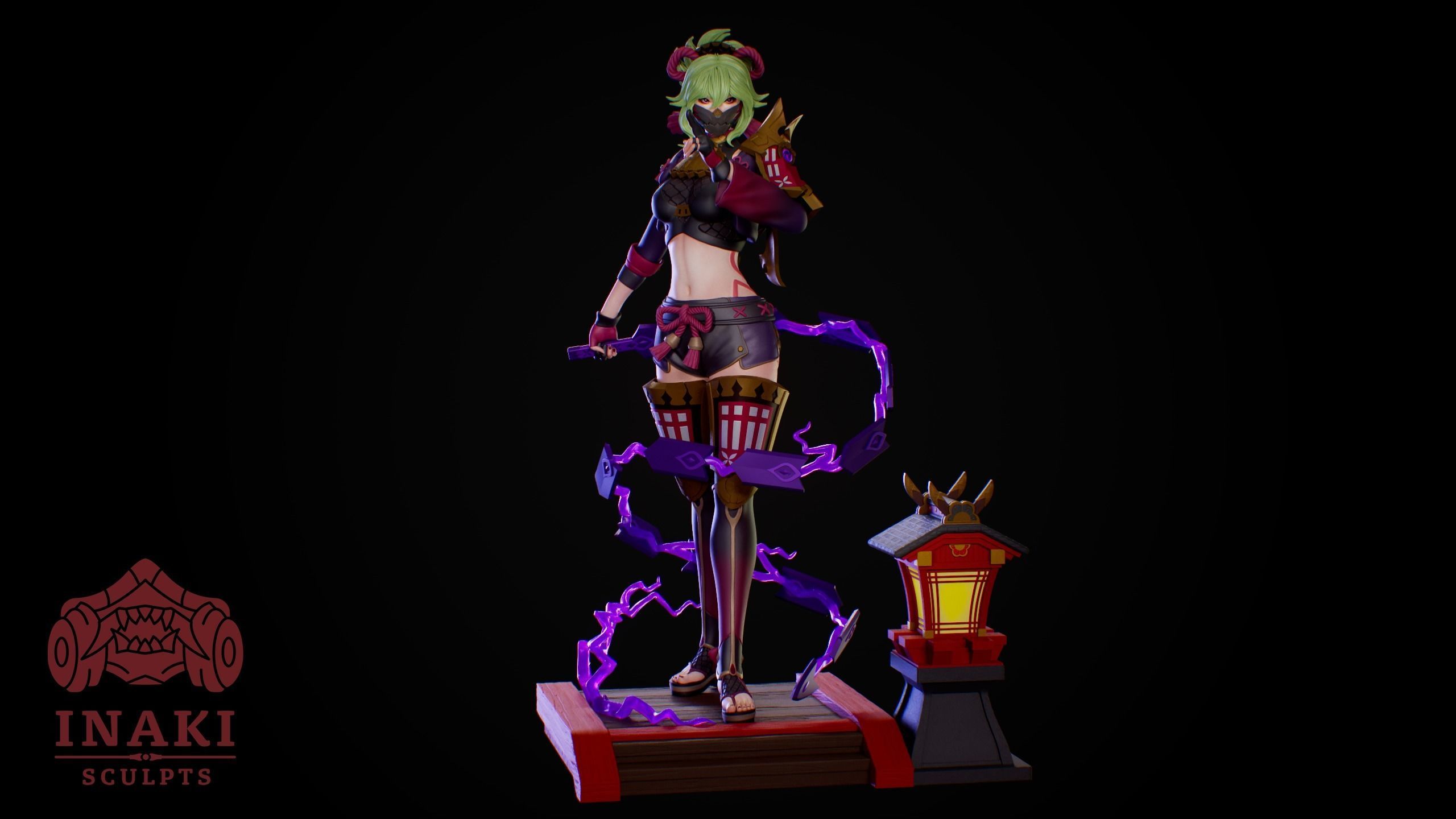 Kuki Shinobu - Genshin Impact 3D print model_3