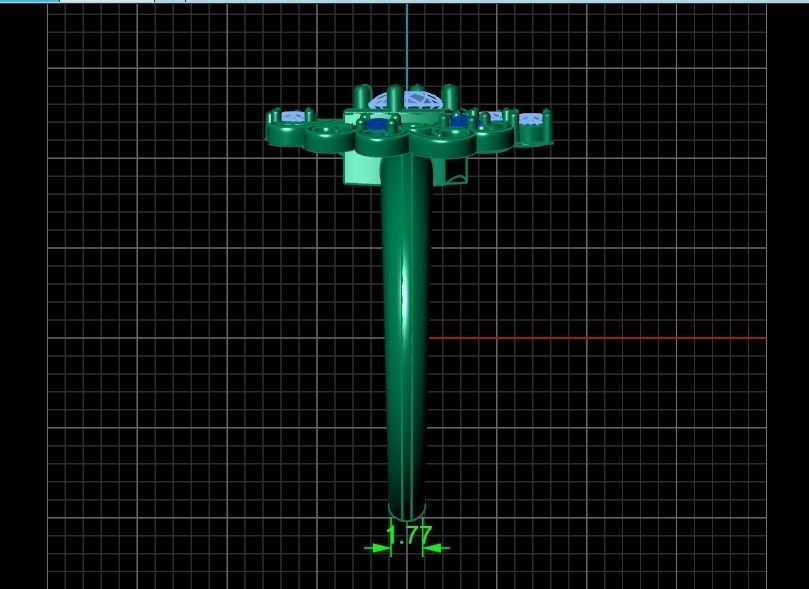 elegant ring with ornament pattern 474 3D print model_9