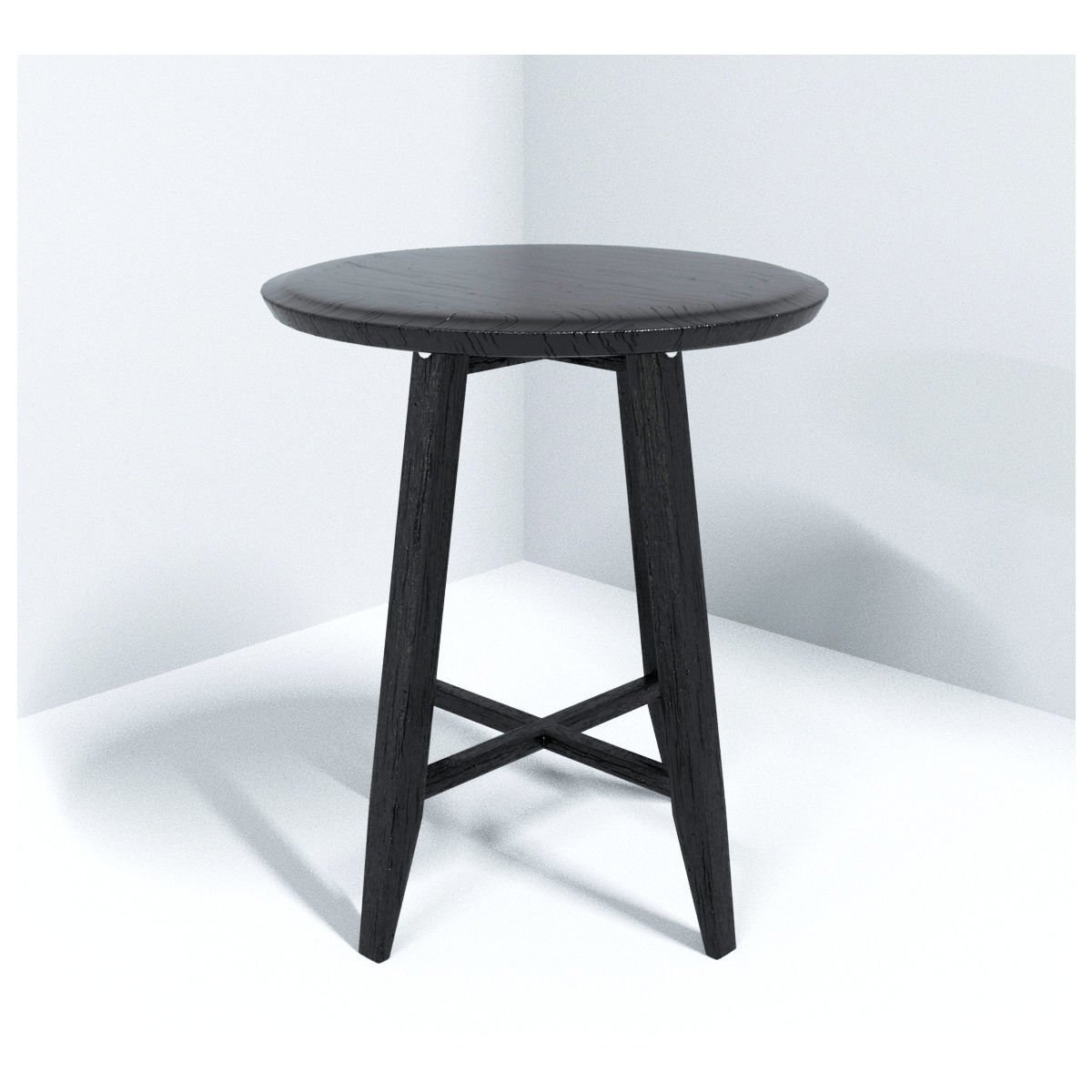 Side Table Card Table Coffee Table 3D model_8