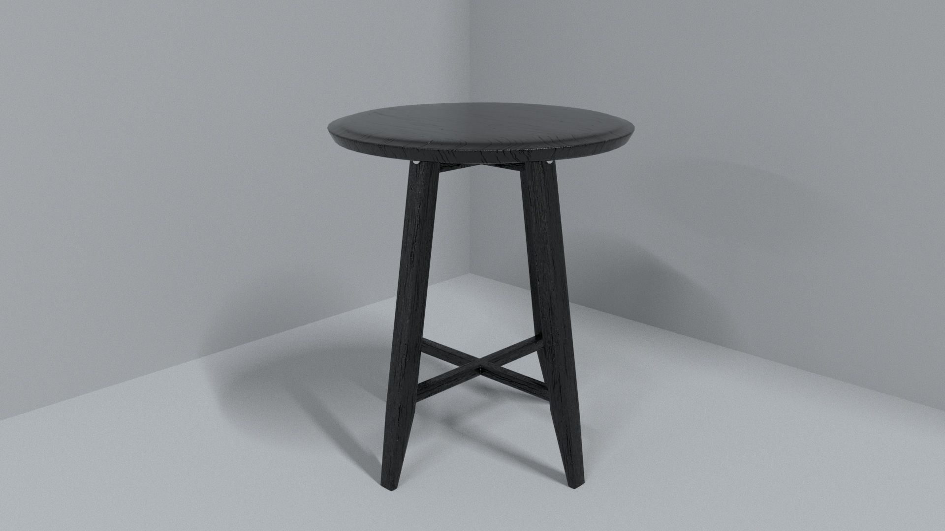 Side Table Card Table Coffee Table 3D model_1