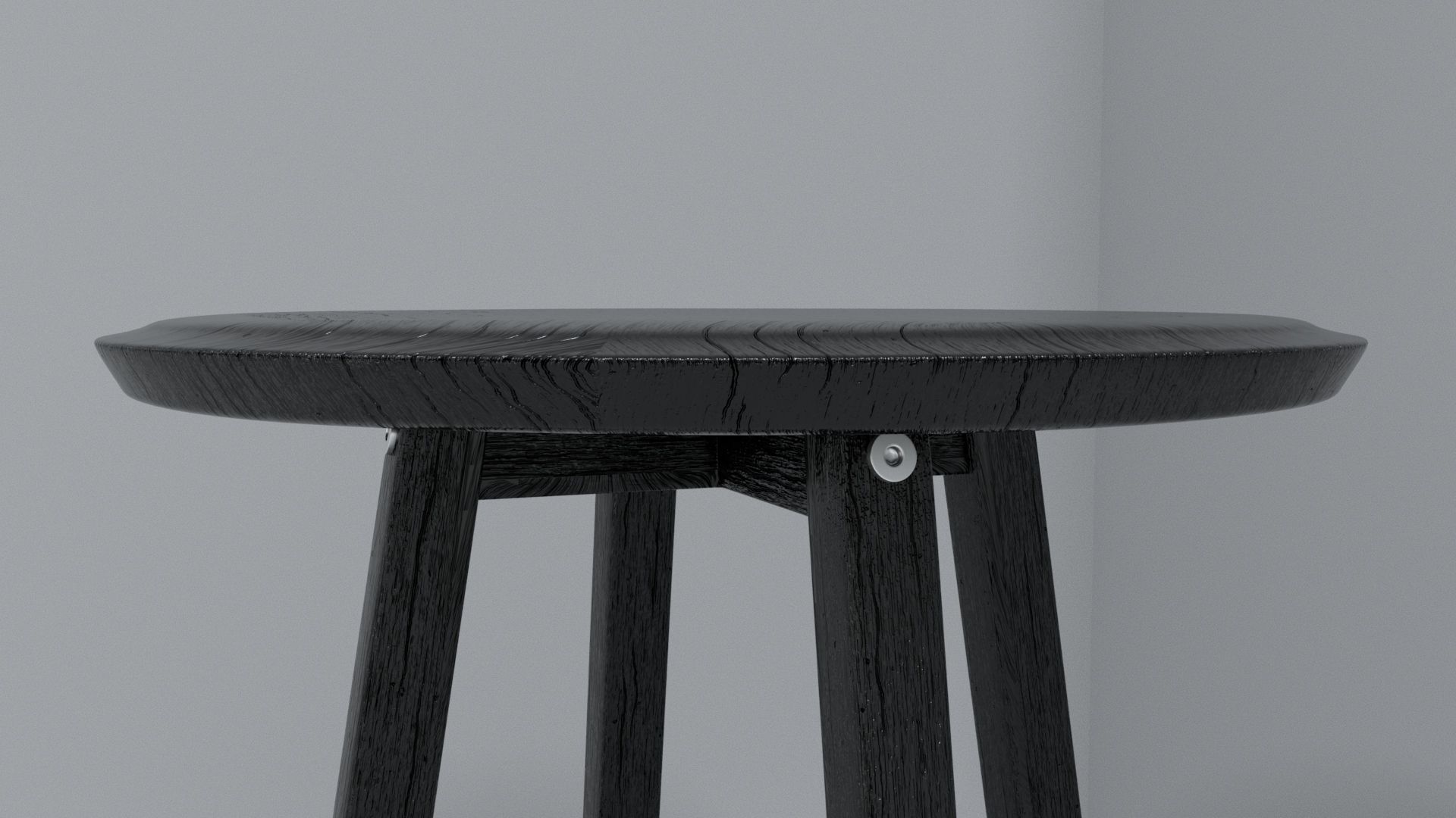 Side Table Card Table Coffee Table 3D model_2