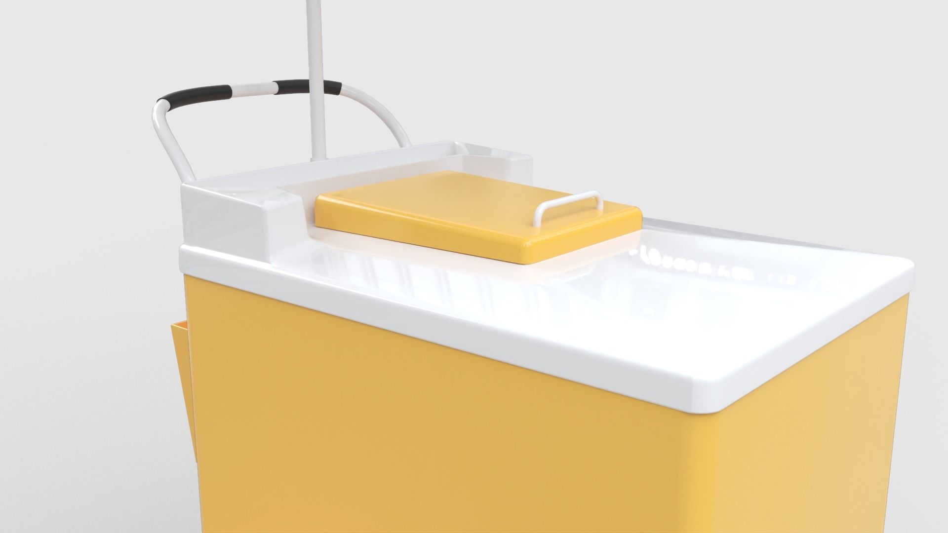 Ice Cream Push Cart 3D model_5