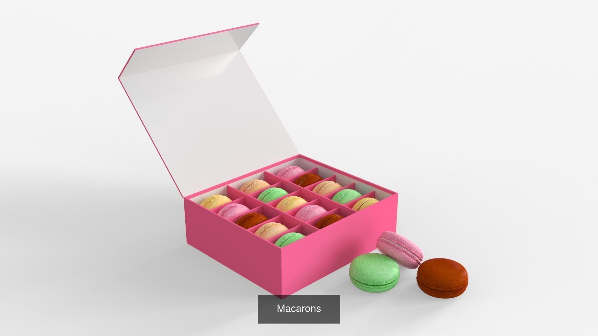 Sweets Pack 3D Model Collection_3