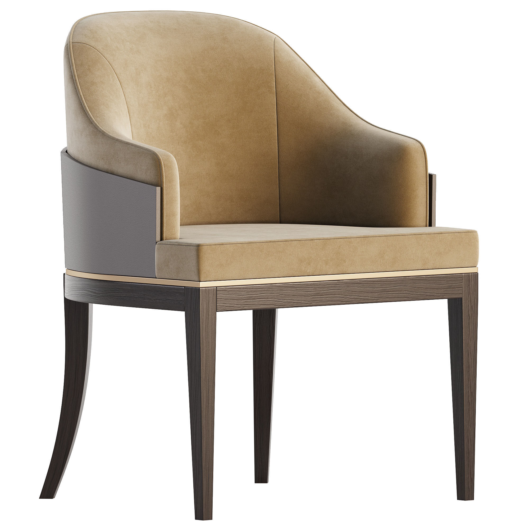 Wolfe dining chair by ASTER 3D model_1