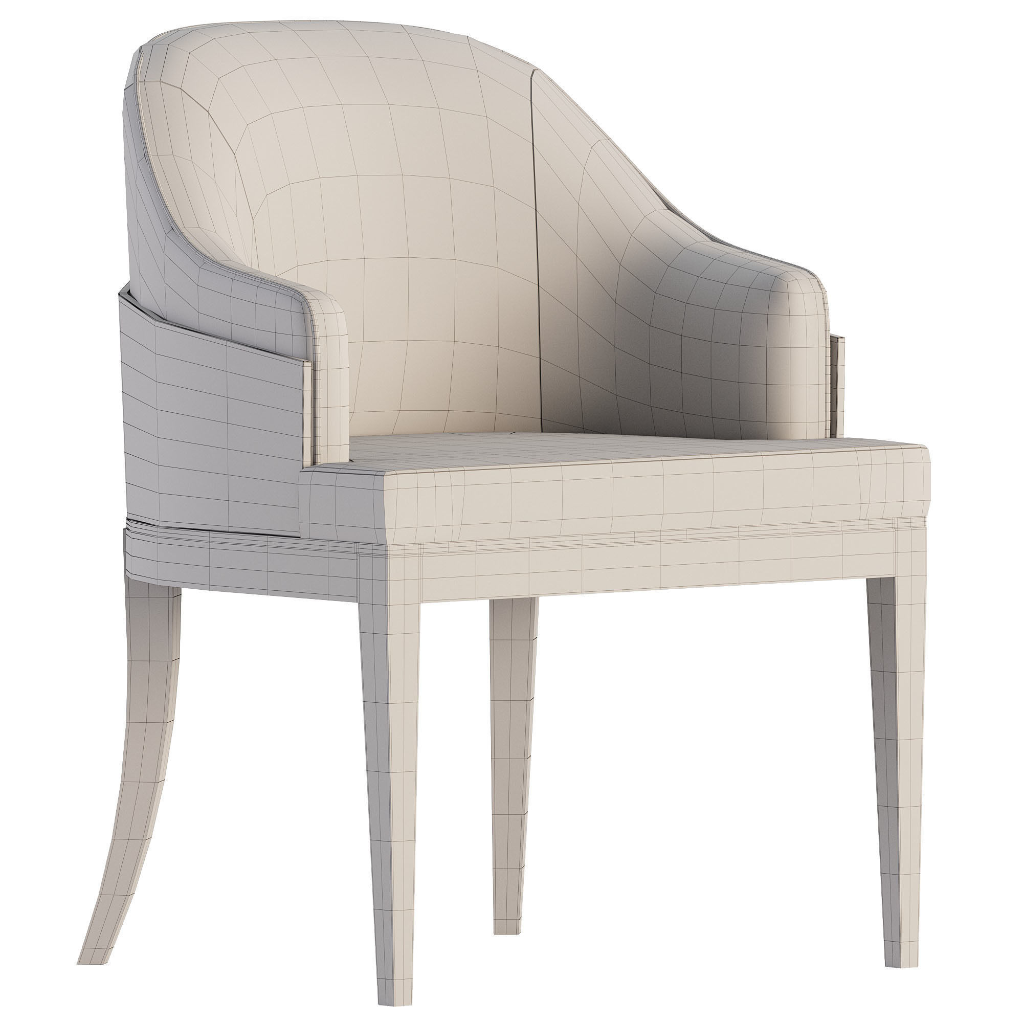 Wolfe dining chair by ASTER 3D model_6