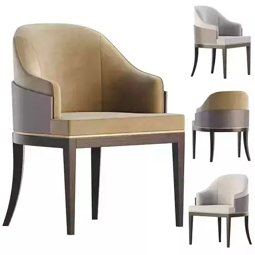 Wolfe dining chair by ASTER 3D model