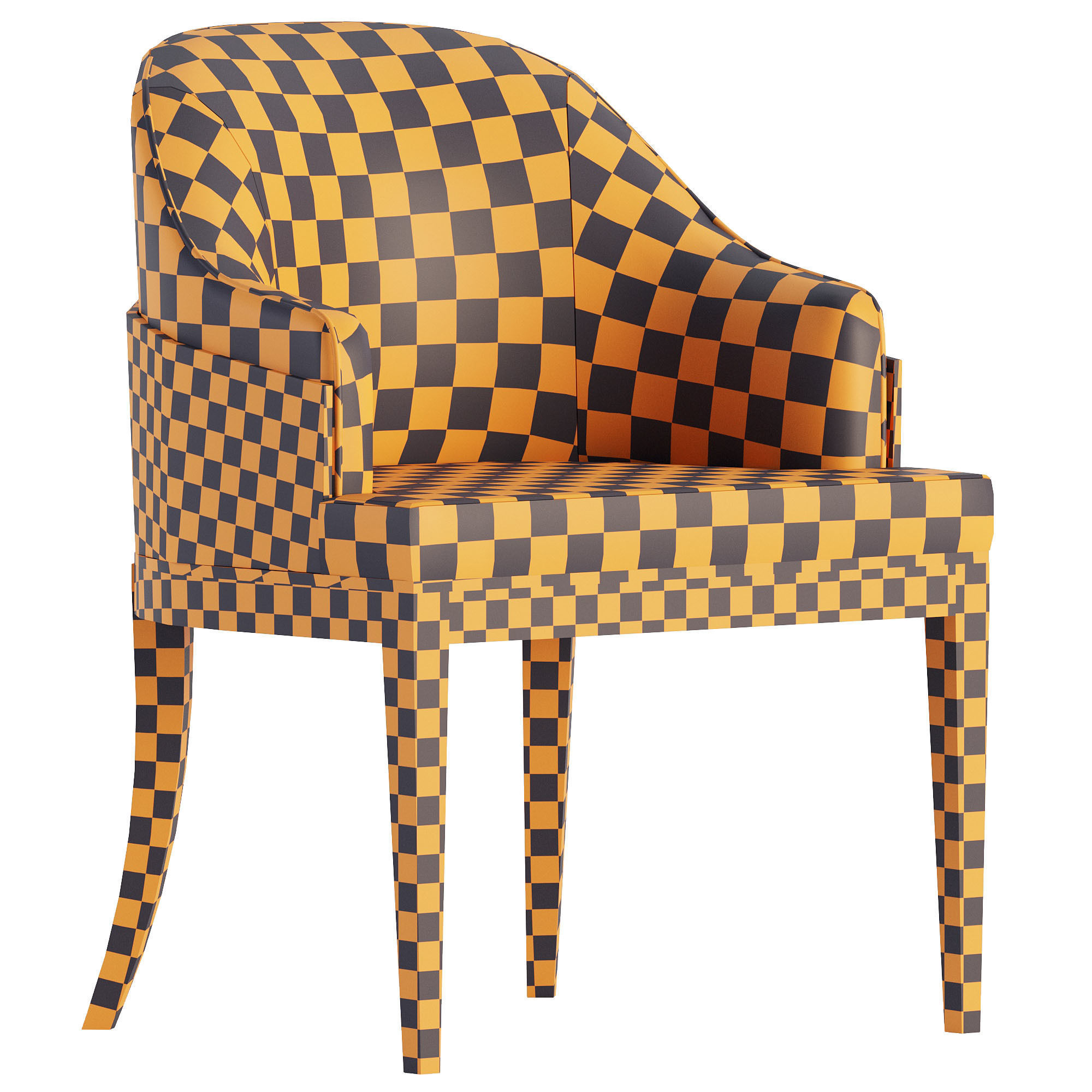 Wolfe dining chair by ASTER 3D model_7