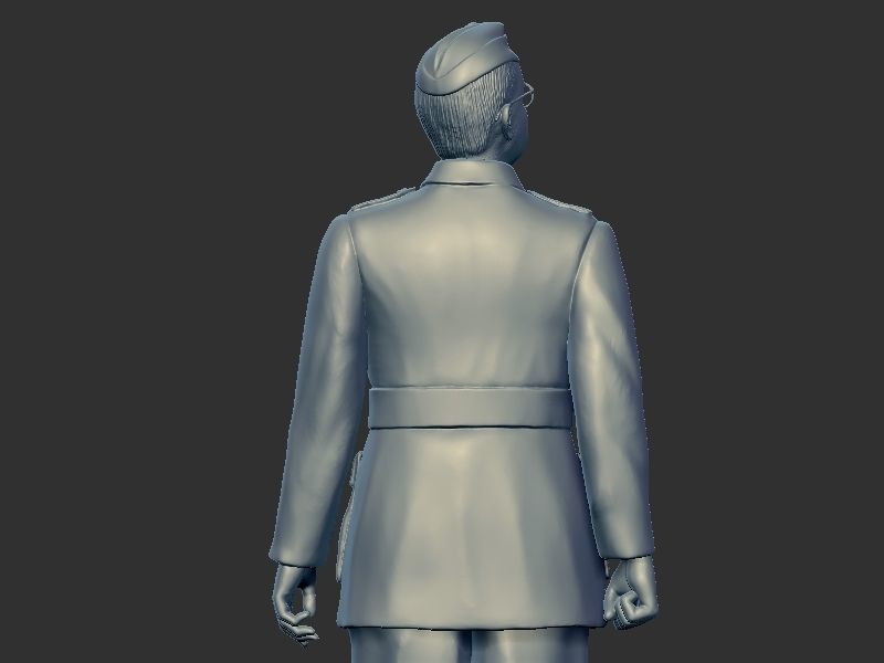 Subhash Chandra bose  3D print model_8