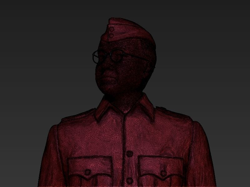 Subhash Chandra bose  3D print model_24