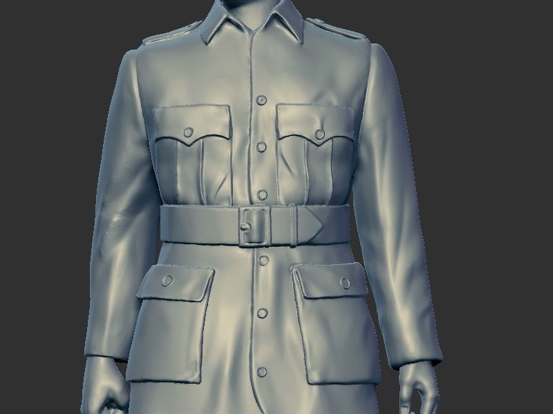 Subhash Chandra bose  3D print model_17