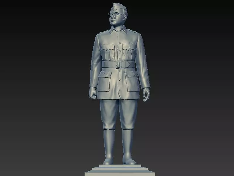 Subhash Chandra bose  3D print model_0