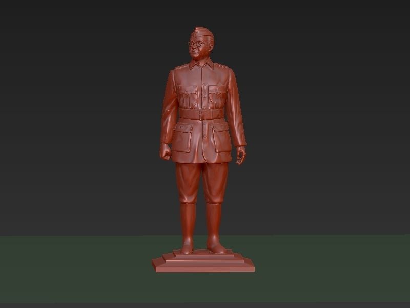 Subhash Chandra bose  3D print model_25