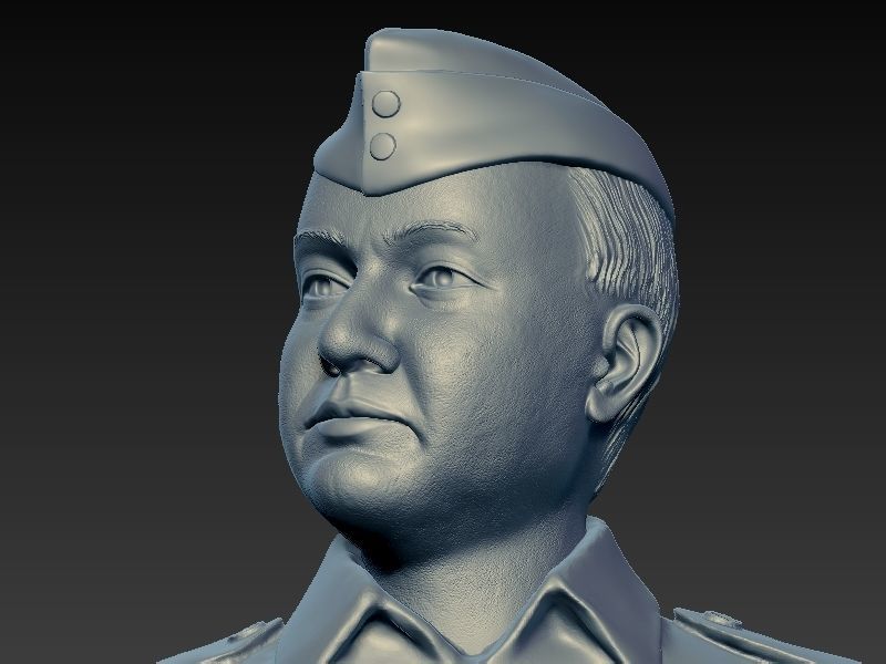 Subhash Chandra bose  3D print model_18