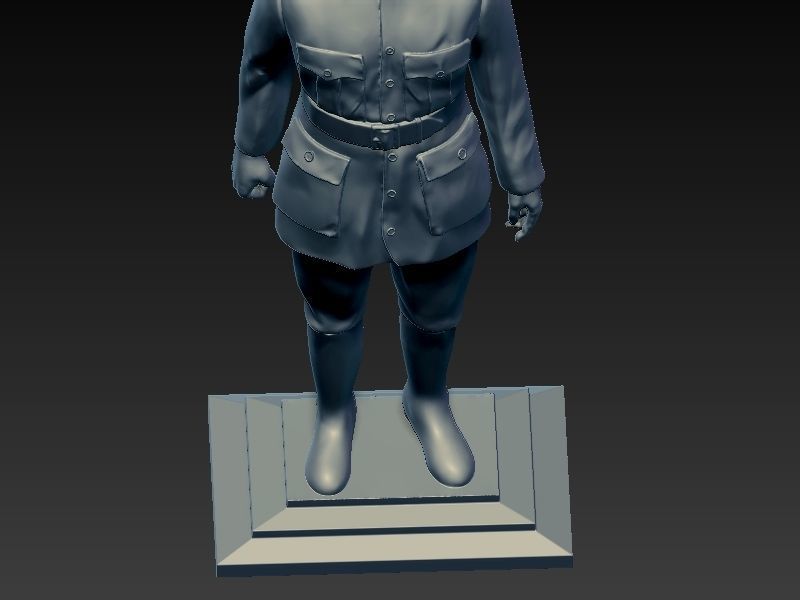 Subhash Chandra bose  3D print model_15