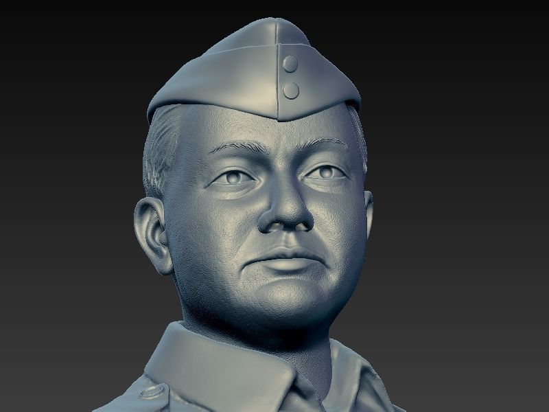 Subhash Chandra bose  3D print model_19