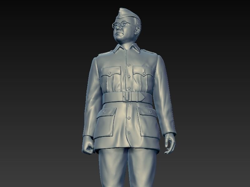 Subhash Chandra bose  3D print model_14