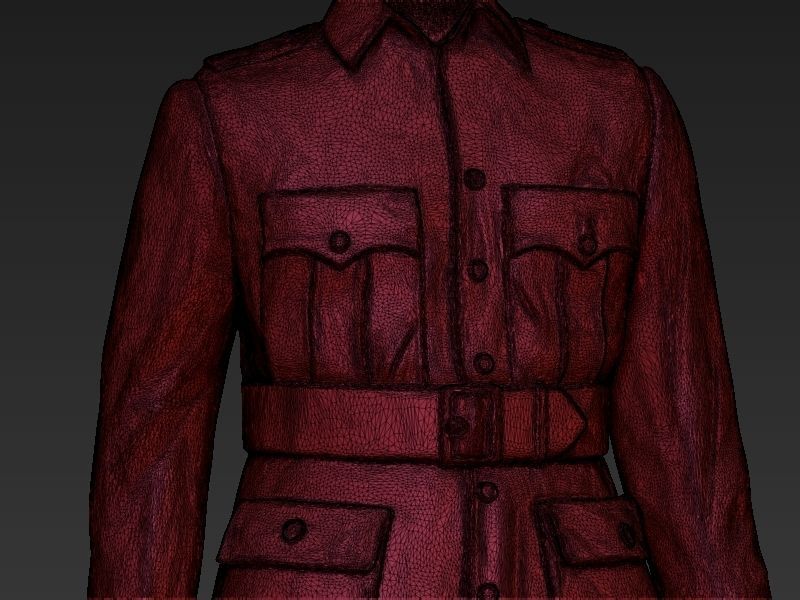 Subhash Chandra bose  3D print model_21