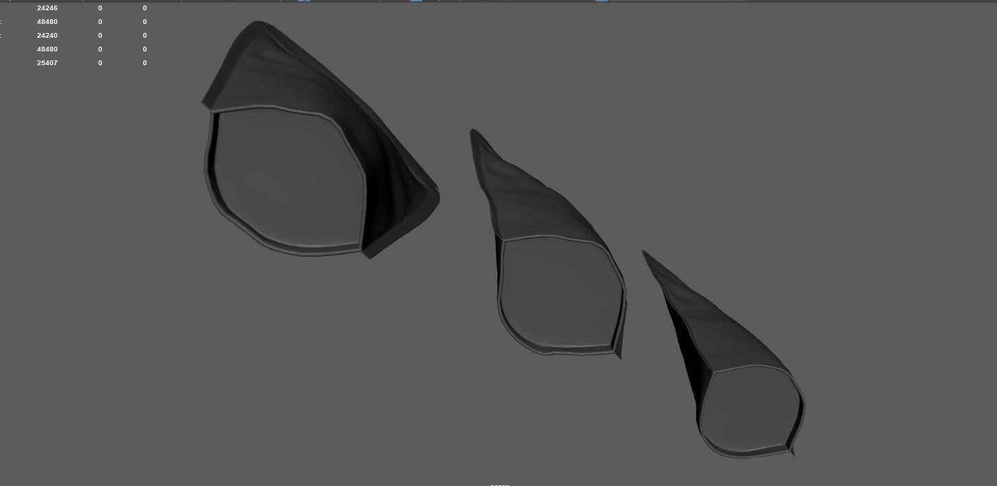 Kraft paper coffee bag 3D model_5