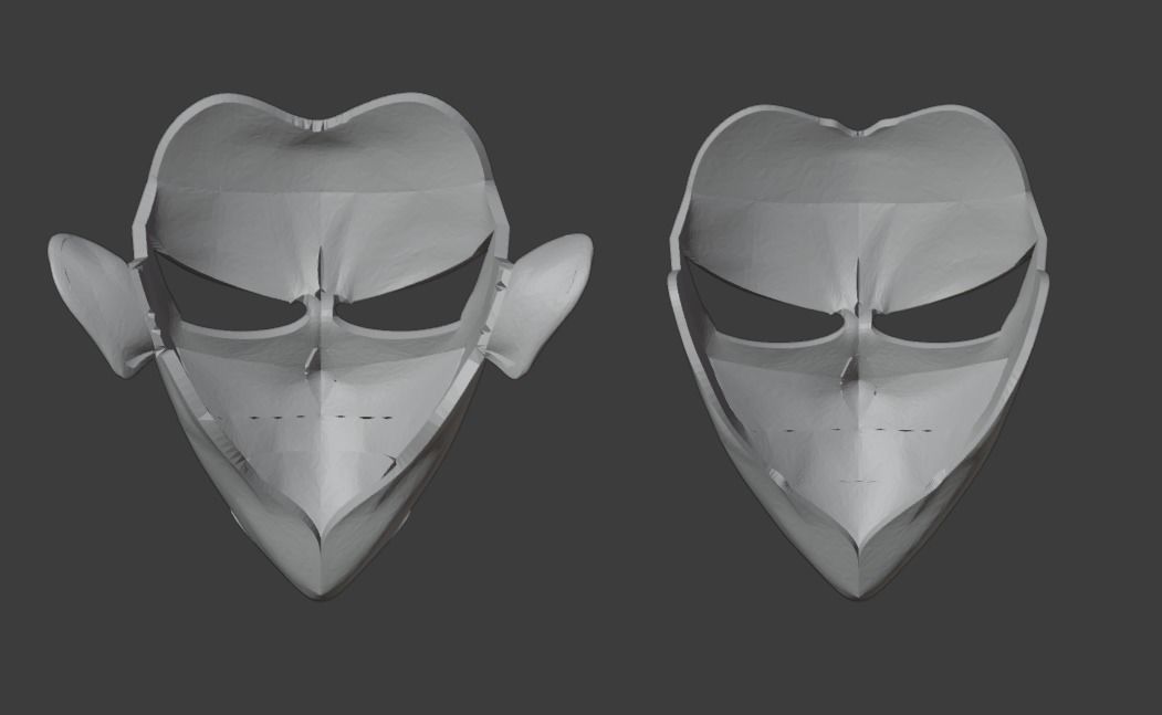 All Might Mask 3D print model_3