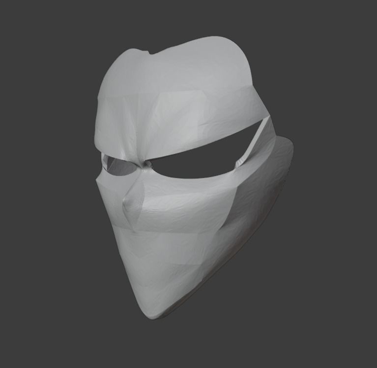 All Might Mask 3D print model_6