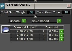 elegant set earrings and ring with ornament pattern 474 3D Model Collection_23