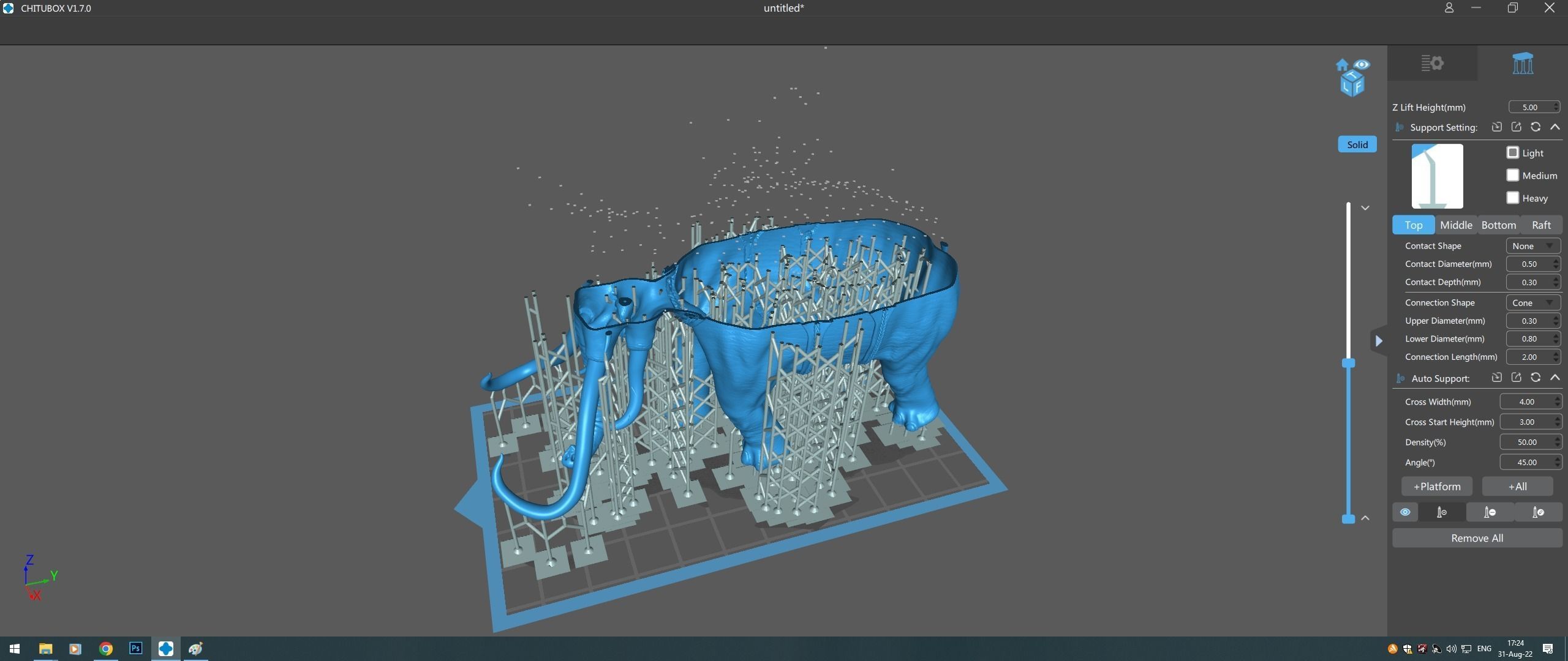 War elephants 3D model_22