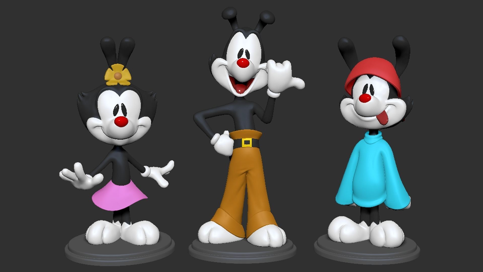 Yakko Animaniacs 3D print model_10