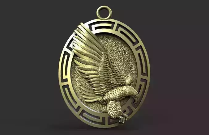 Eagle pendant 