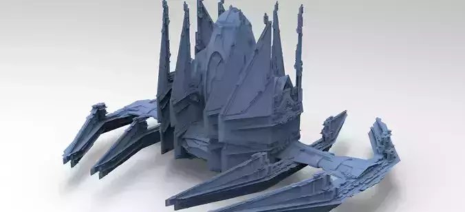 Sci-Fi Ocean Tech ship 2