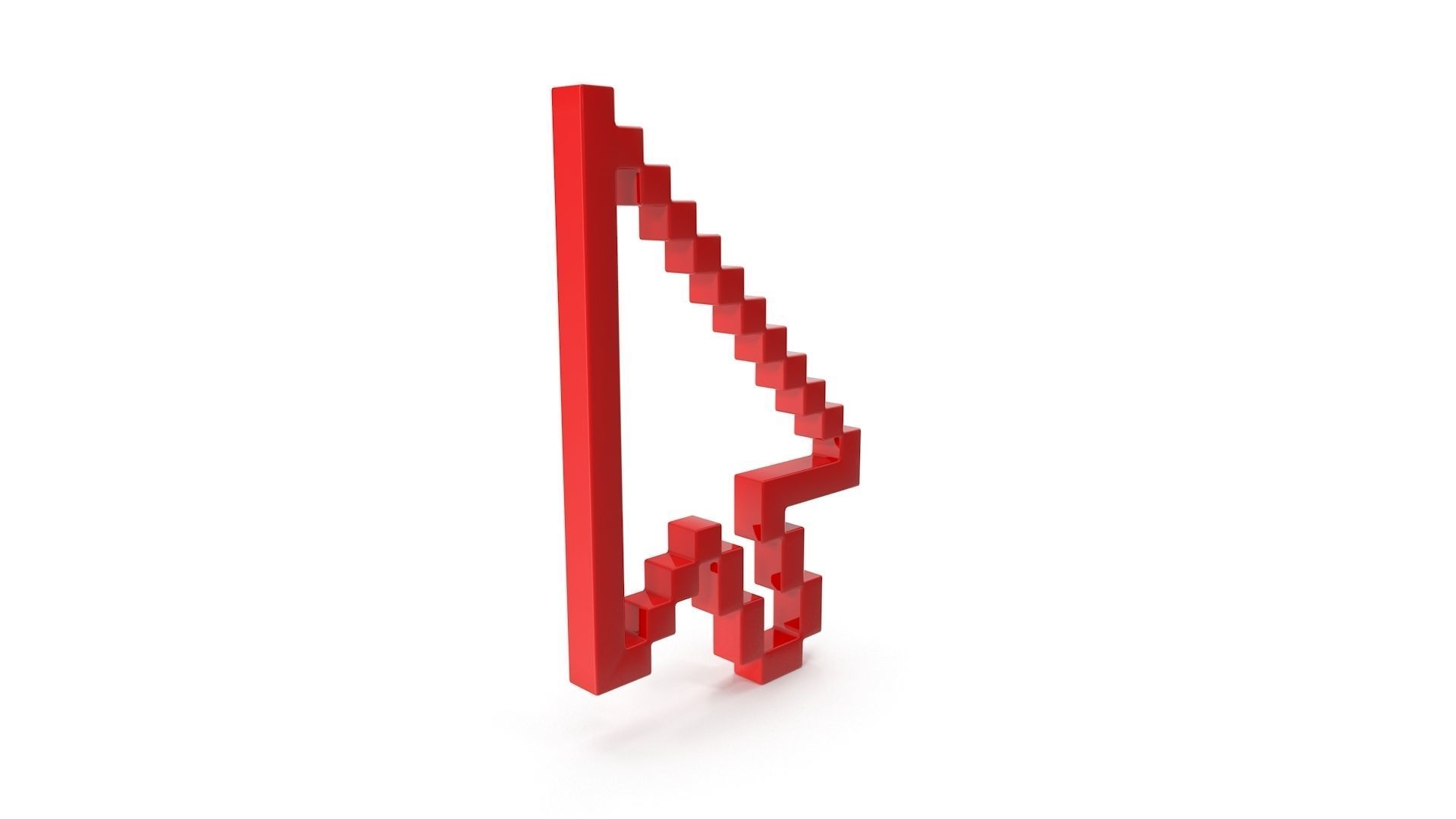 Arrow Cursor Frame Low-poly 3D model_4