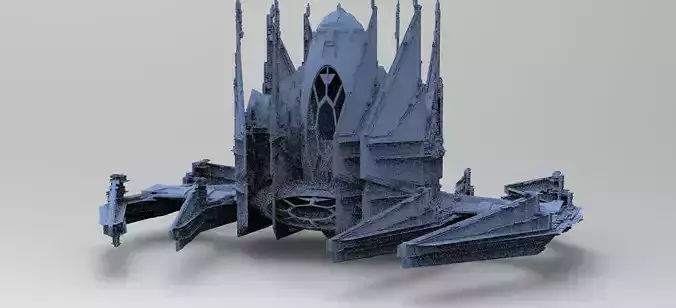 Sci-Fi Ocean Tech ship 3