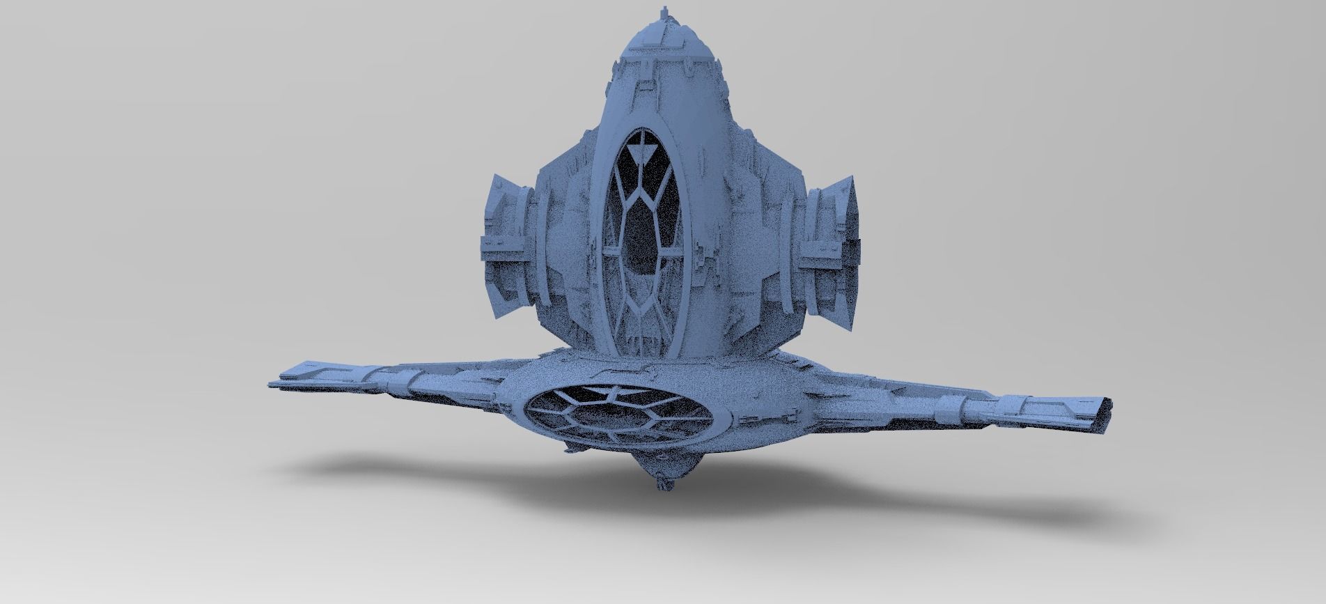 Sci-Fi Ocean Tech ship 4  3D model_1