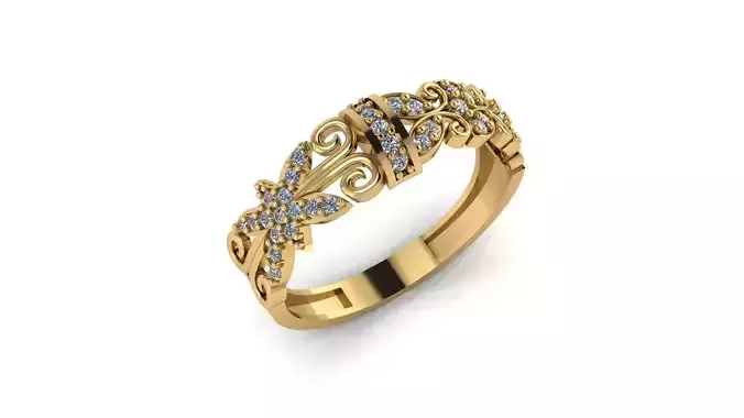 wedding Ring cocktail gemstone printable collection C 003