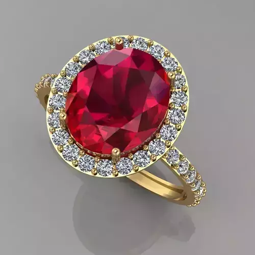 light weight stone ring  3D  print  Model