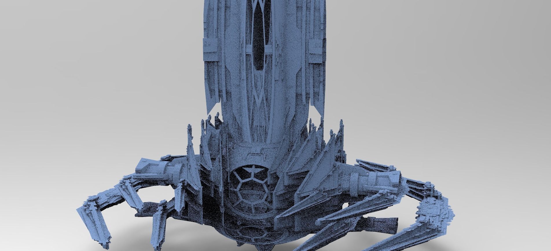 Sci-Fi Ocean Tech ship 11 3D model_1