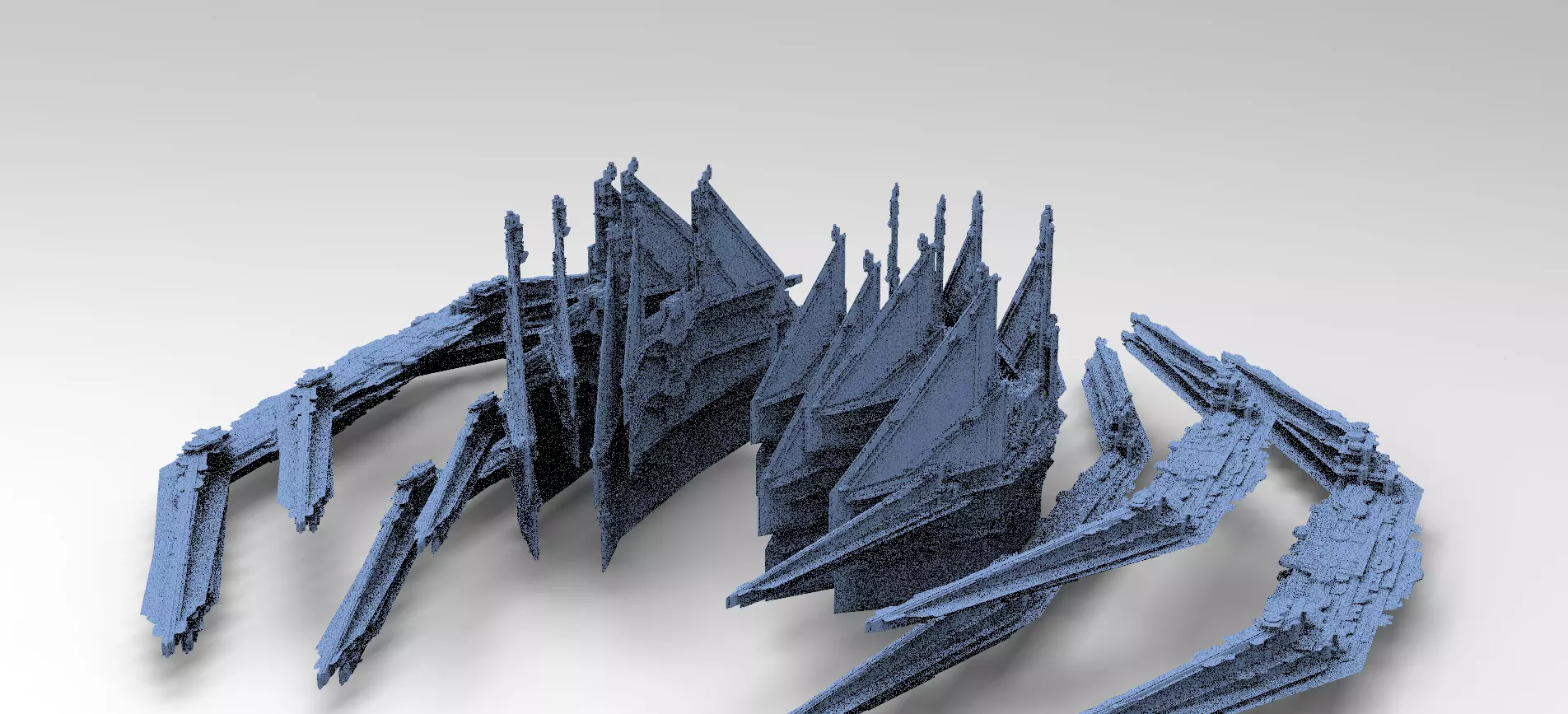 Sci-Fi Ocean Tech ship 12 3D model_0