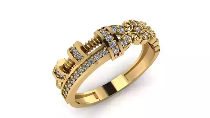 wedding Ring cocktail gemstone printable collection C 016