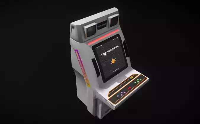 Metrospace Arcade Machine Retro Game Cabinet