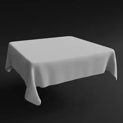 Square Cloth Table