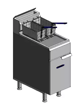 FREIDORA fryer with two baskets