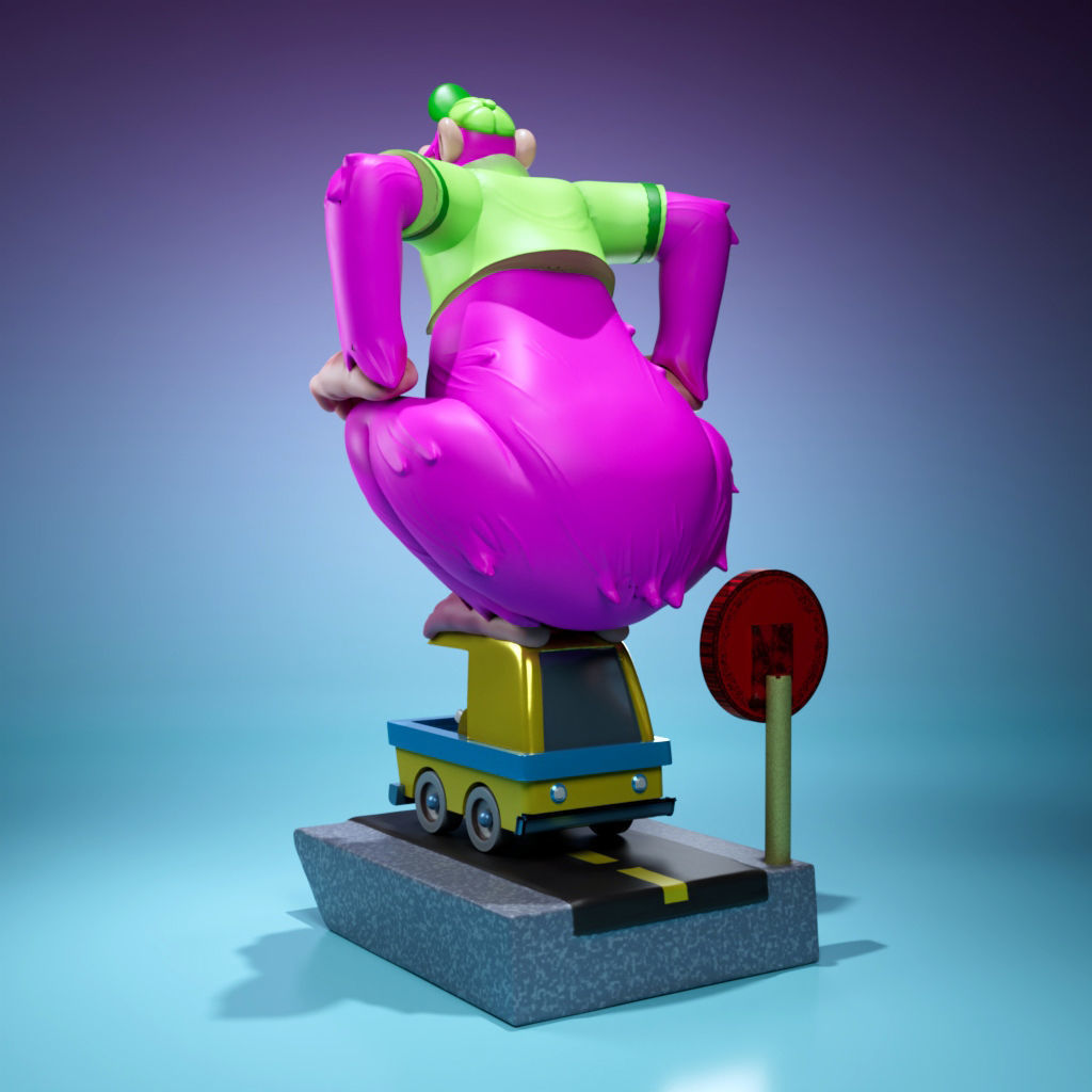 The Great Grape Ape 3D print model_3