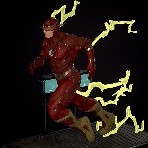The Flash 3D print model