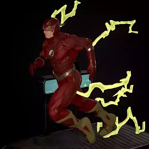 The Flash 3D print model