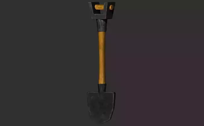 Zbrush Shovel High Poly And High Detailed
