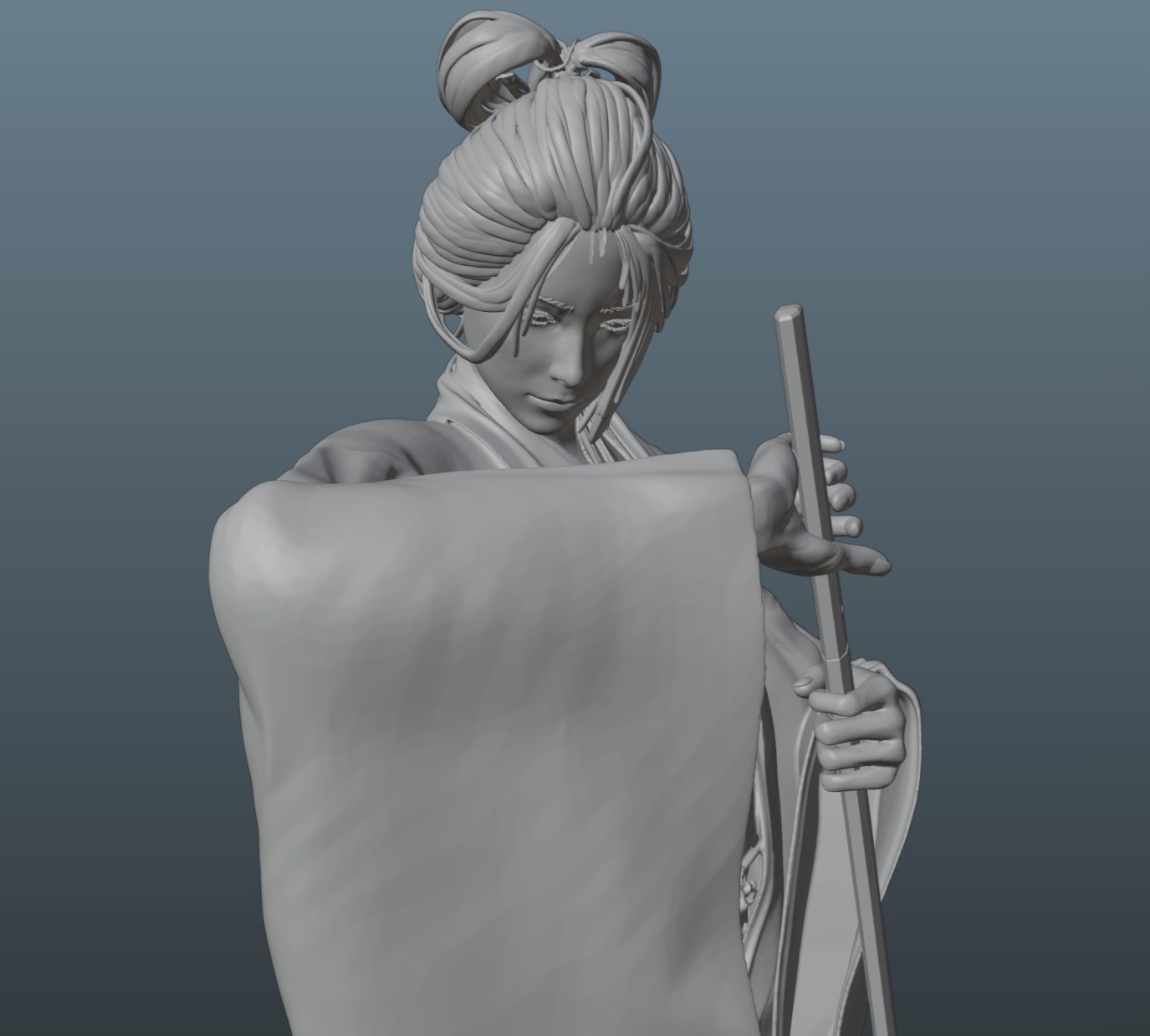 Sekiro Emma the Gentle Blade V2 3D print model_6