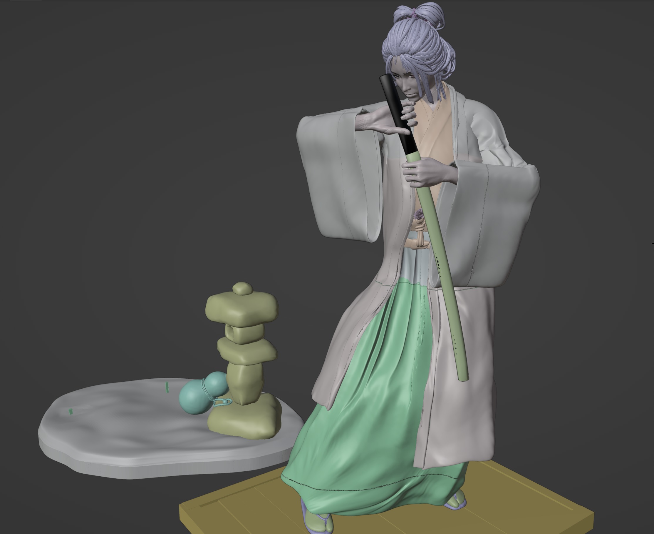 Sekiro Emma the Gentle Blade V2 3D print model_1